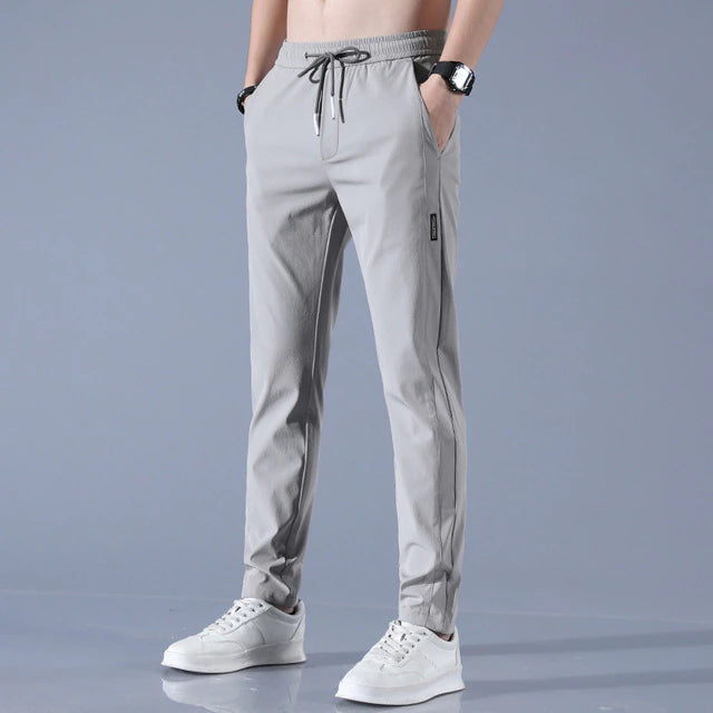 Logan | Breathable Tapered Fit Trousers | Men Fashion