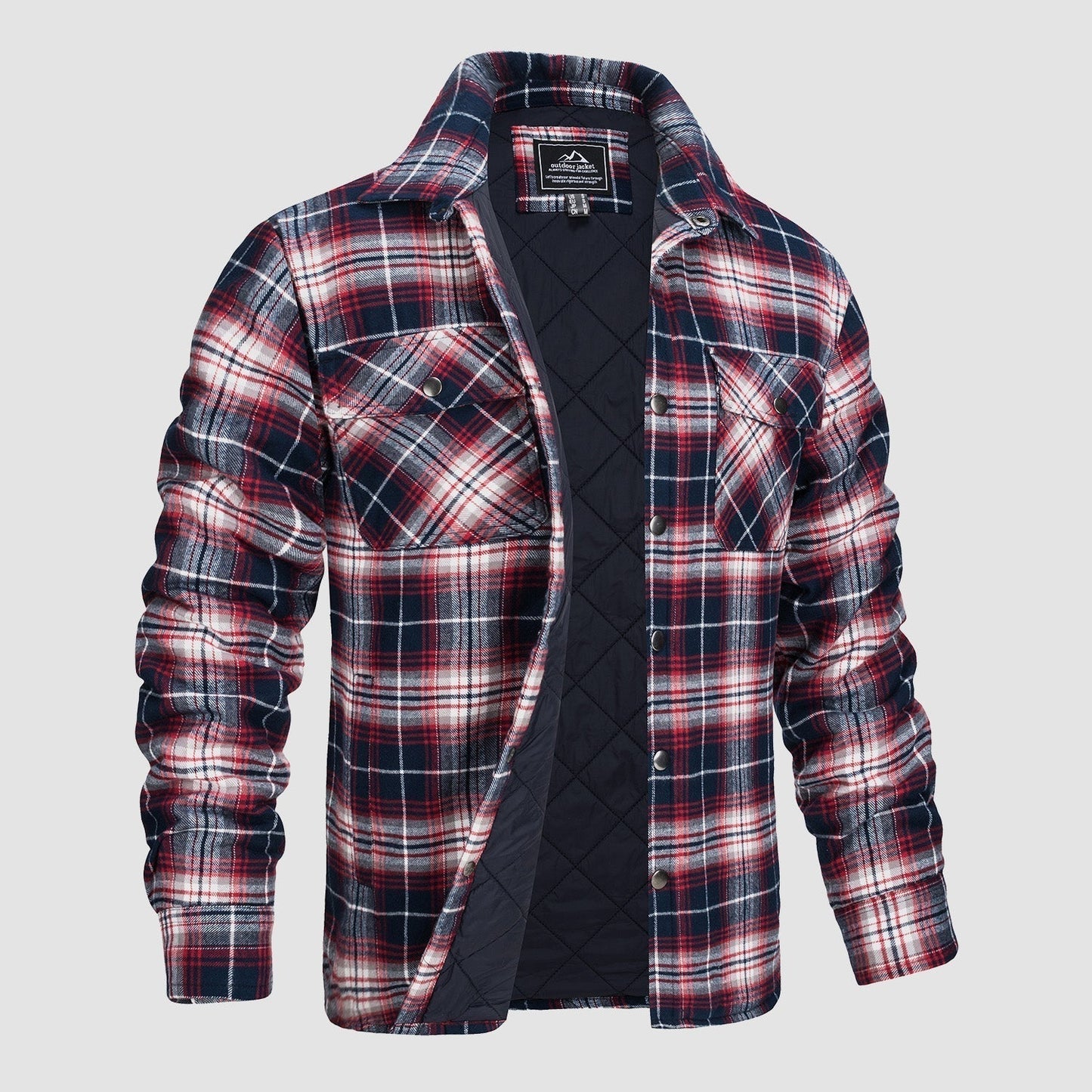Variant image for Lucien | Men's Flannel Shirt – Timeless Rugged Elegance-21