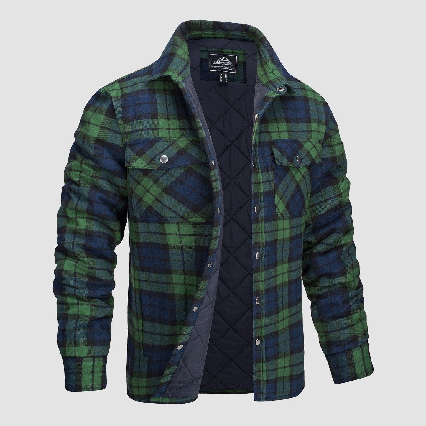 Variant image for Lucien | Men's Flannel Shirt – Timeless Rugged Elegance-31