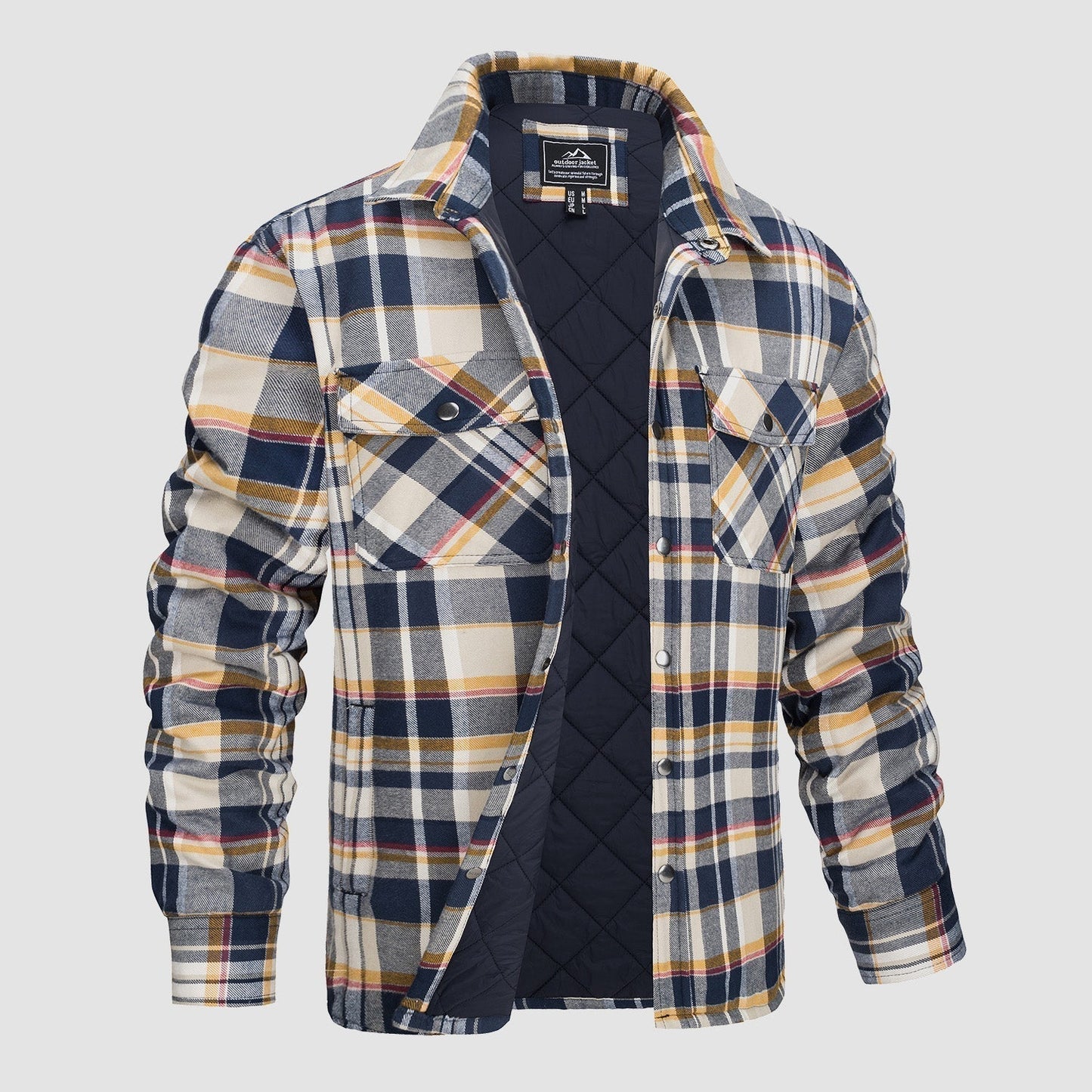 Lucien | Men's Flannel Shirt – Timeless Rugged Elegance-2