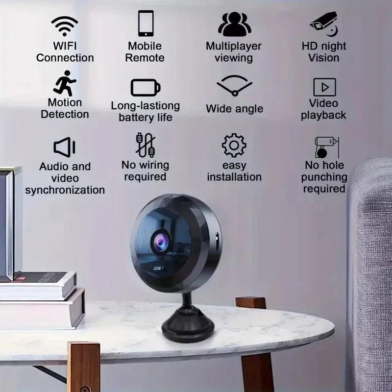 HomeWatch | Magnetic Mini Surveillance Camera with App Control