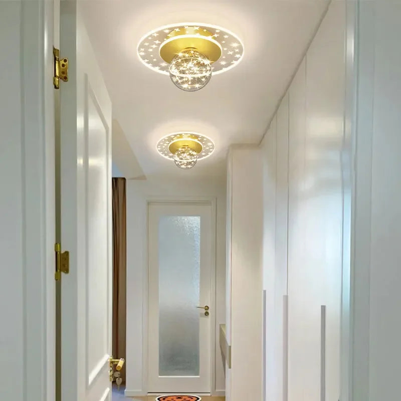 LumenAura | Stylish Veranda Chandelier with LED
