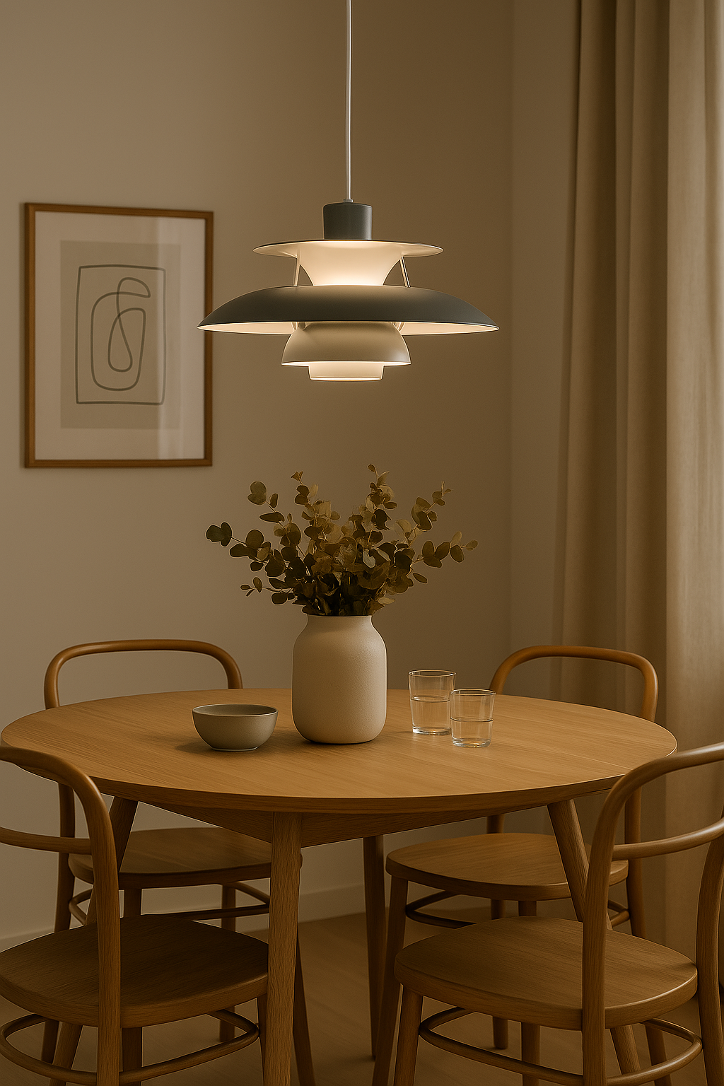 LumaDisc | Minimalist LED Ceiling Light with 3000K Light