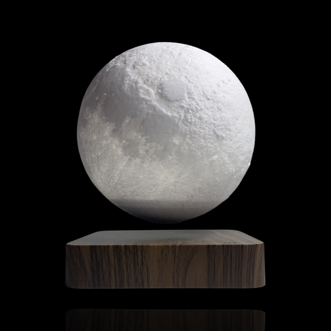 LunarLift | Elegant Wood Base Levitating Moon Lamp