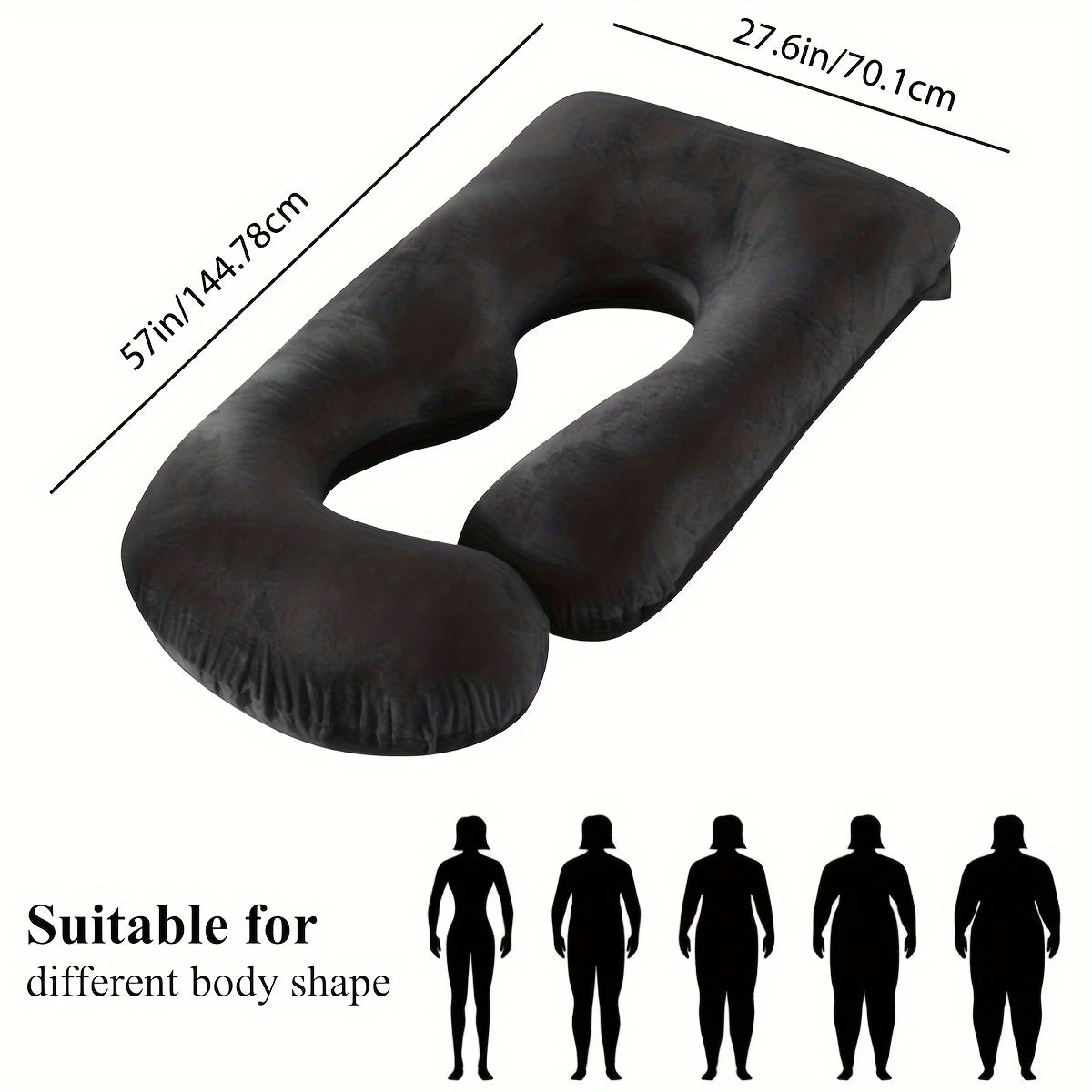 CozyNest | Orthopaedic Full-Body Pillow for Restorative Sleep