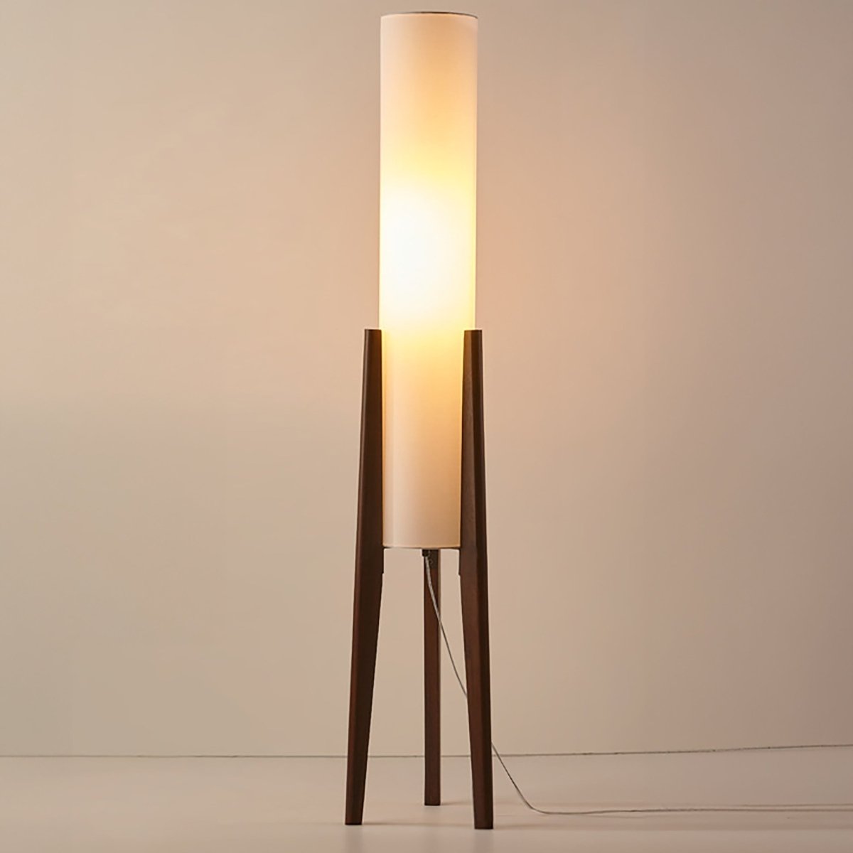 ArborLuxe | Walnut Floor Lamp Solid Wood Art Lamp