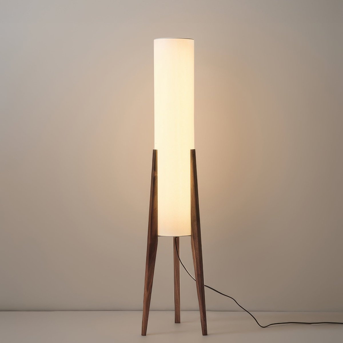ArborLuxe | Walnut Floor Lamp Solid Wood Art Lamp