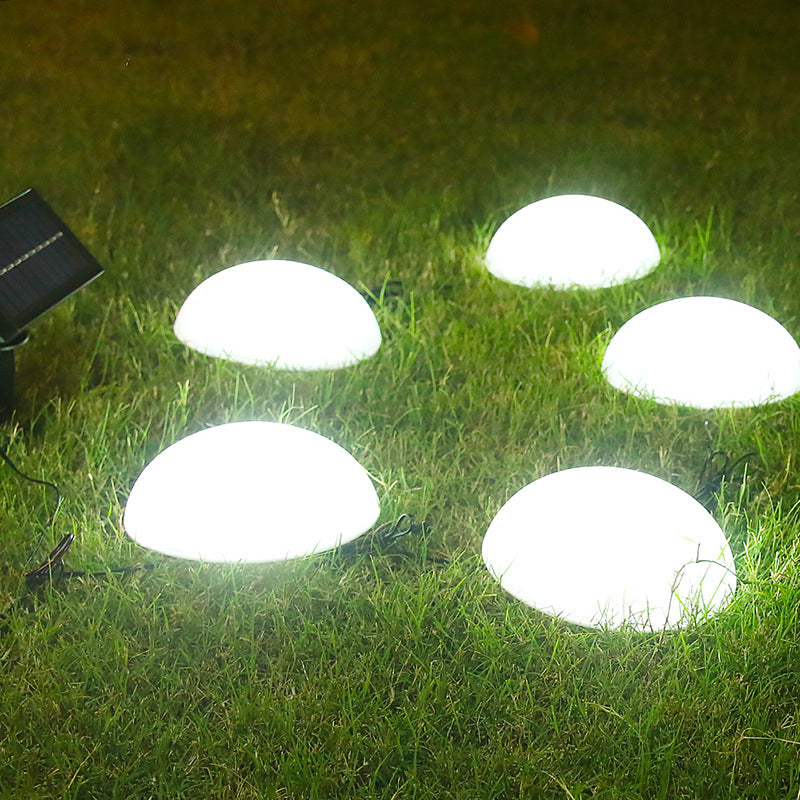 SolarDome | Half-Dome LED Garden Lights in a Set of 5