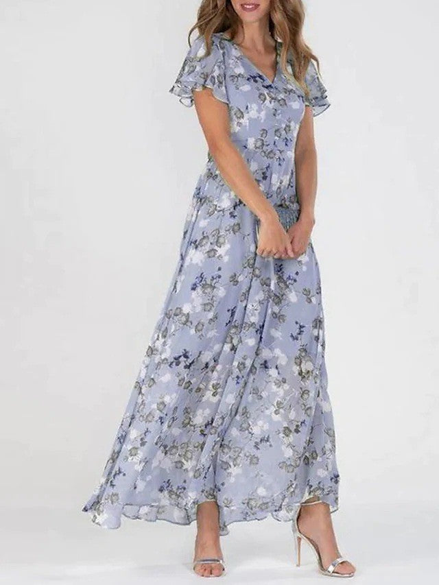 Celestine | Elegant Waist-Defined Midi Dress | Women