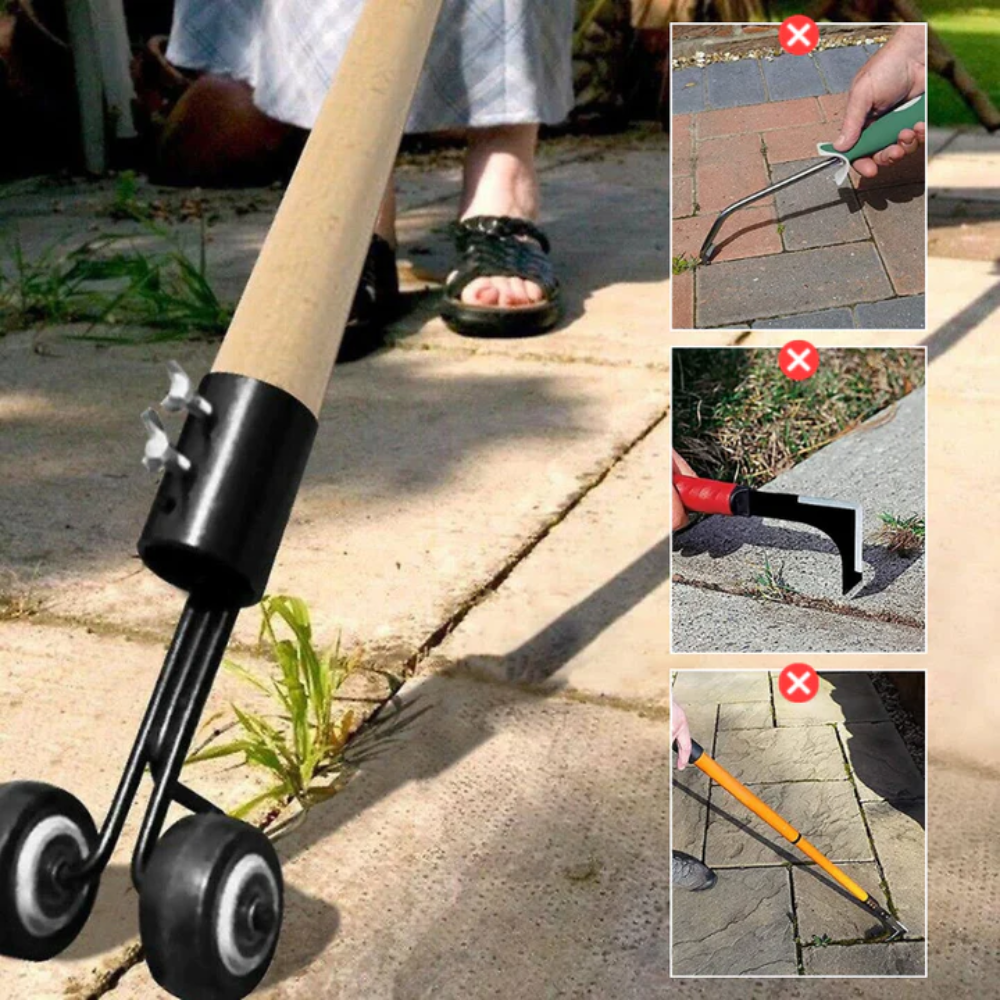 WeedScraper | Remove weeds between tiles without bending down