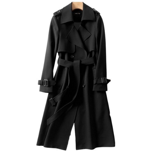 Variant image for Paige Women's Double-Breasted Trench Coat - Elegant Winter Outerwear-8