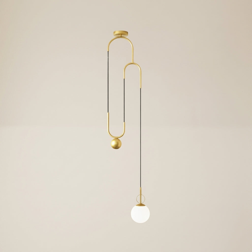 Orbalis - Adjustable Counterweight Globe Pendant Light5