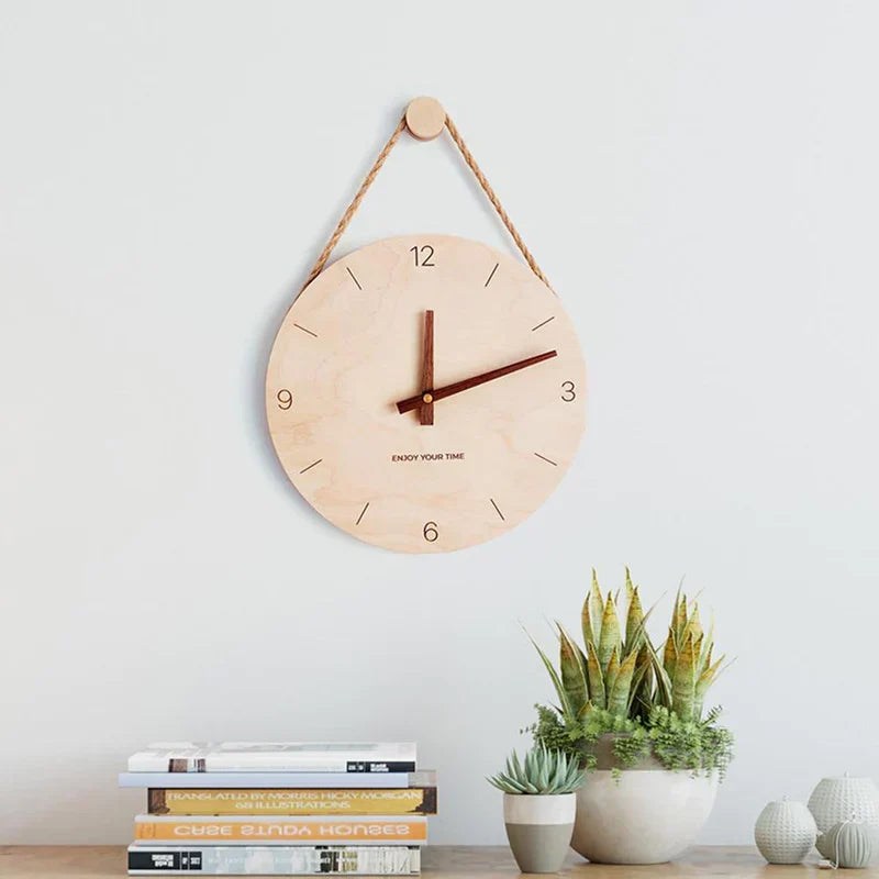 PineTick | Minimalist Wooden Wall Clock1