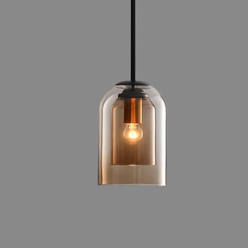 AuraGlas | Stylish Double Glass Pendant Light