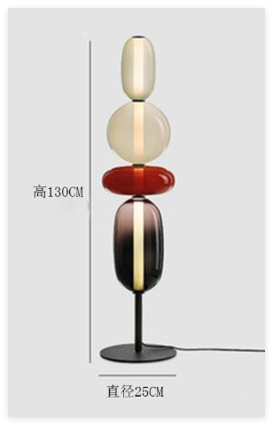 StackGlow | Lively Glass Floor Lamp