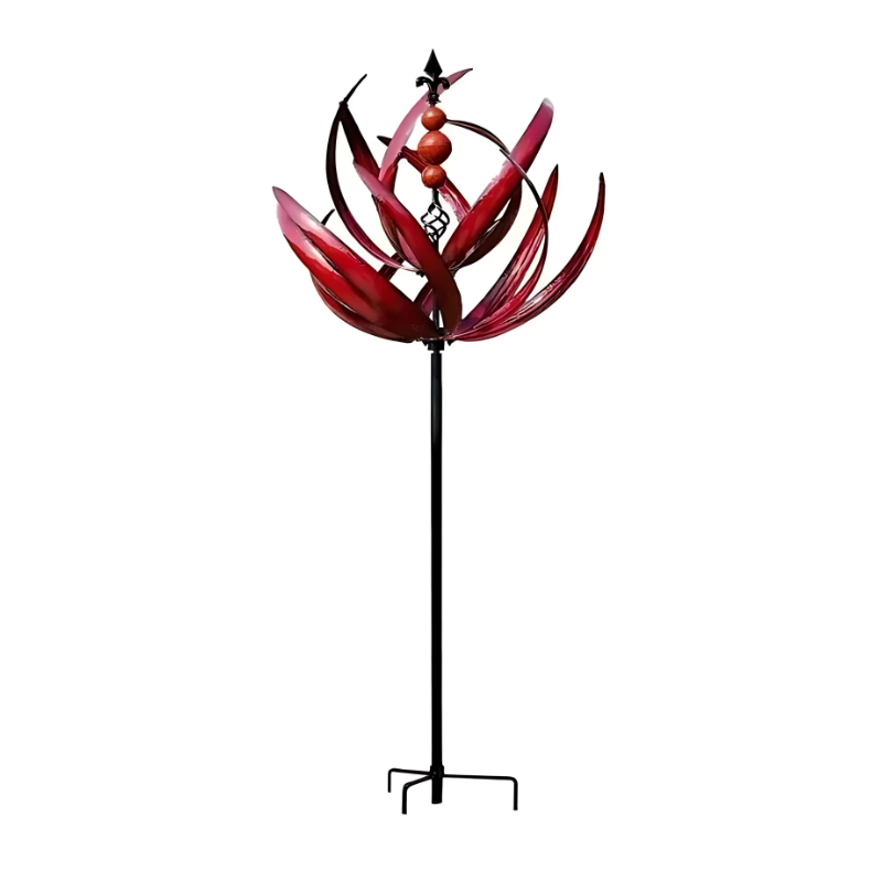 SwirlGlance | Wind Chime with Glowing Sun Reflection