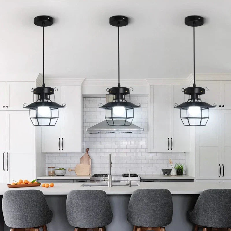 VintageVault | Industrial Ceiling Light