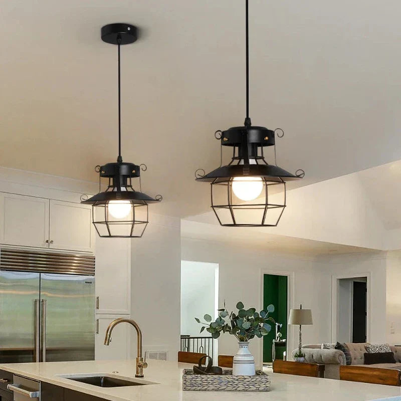 VintageVault | Industrial Ceiling Light