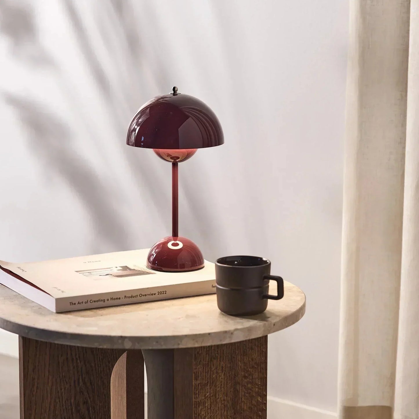NordicGlow | Wireless & Dimmable Scandinavian LED Mushroom Lamp