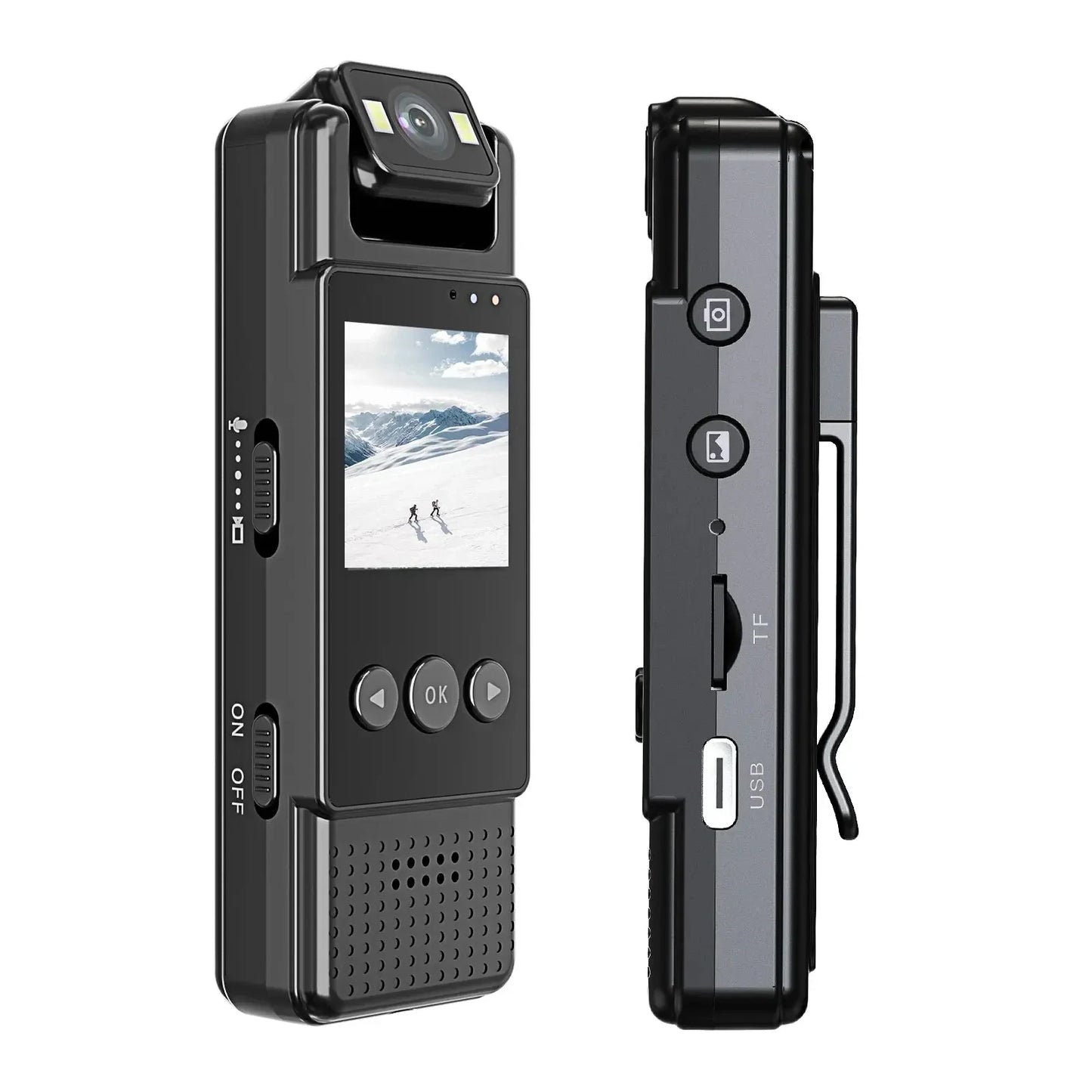 ViewTrack | Compact Bodycam with Loop Recording & Display