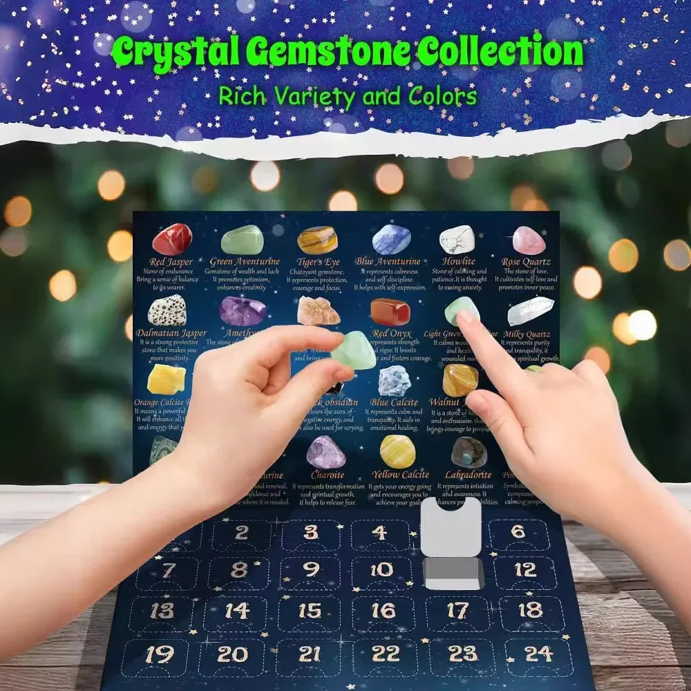 StoneMagic | Advent Calendar – 24 Natural Crystal Treasures