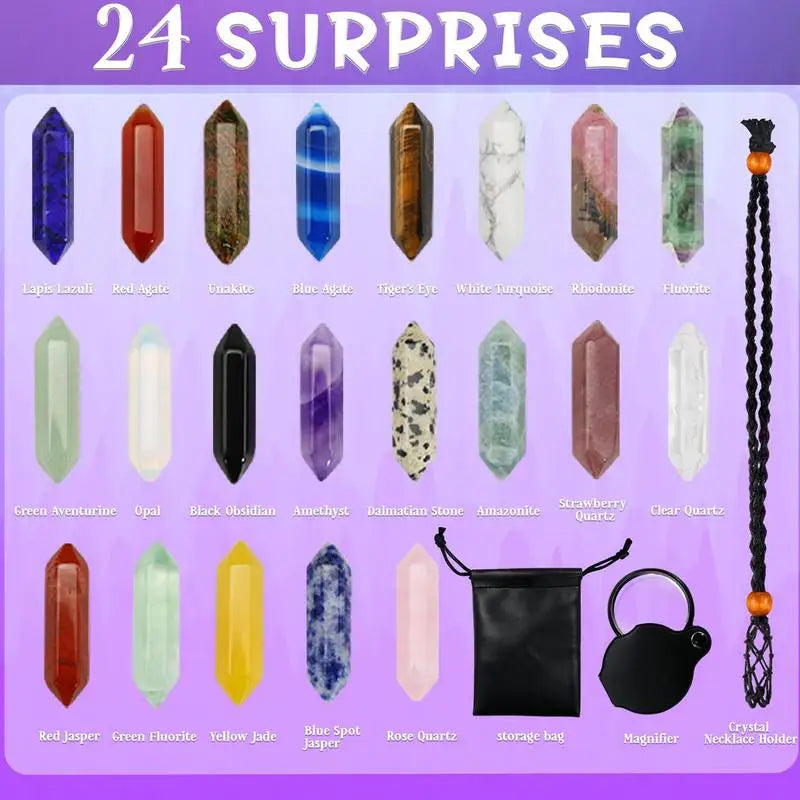 CrystalJoy | Advent Calendar 2025 – 24 Unique Crystals Daily