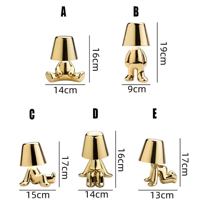 GleamBuddy | Elegant Metallic Table Lamp