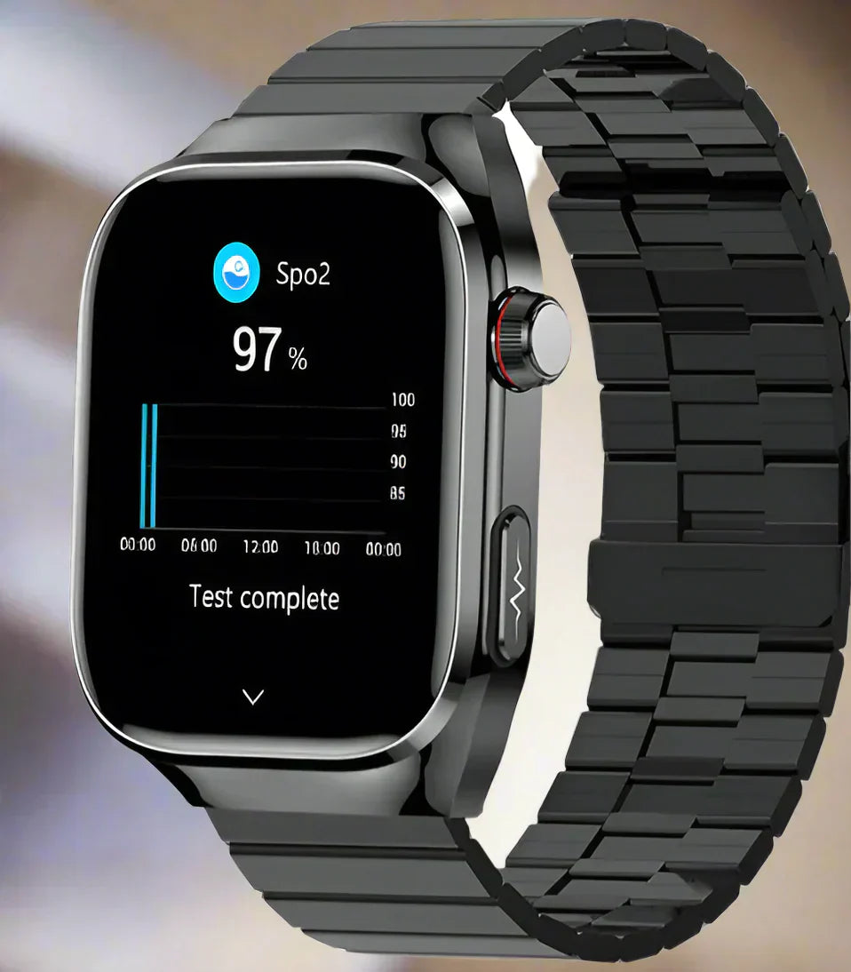MaxwellCare | 24h ECG & Blood Sugar on Your Wrist