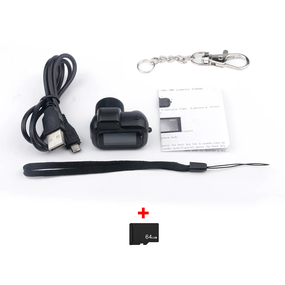 CamPix | Mini Camera with 200mAh Battery & SD Card Recording
