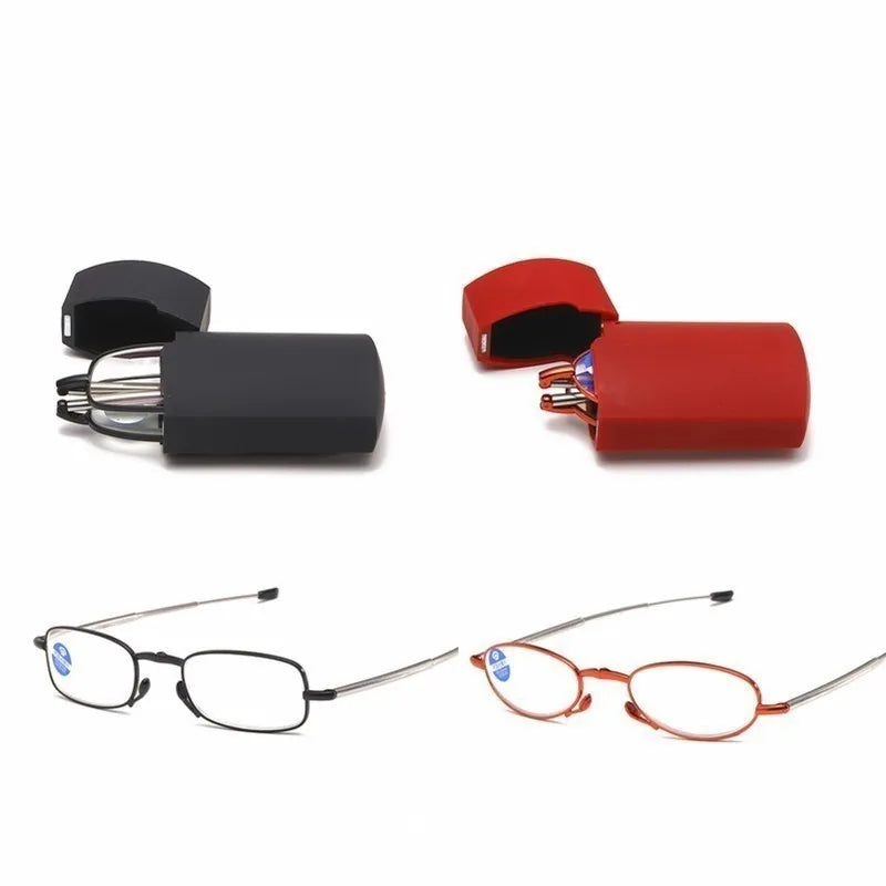 FoldGlass | Ultra-compact reading glasses with case