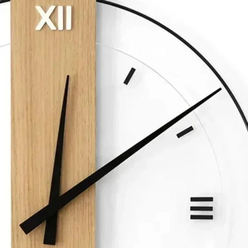 SilentOak | Silent Wall Clock Made of Wood