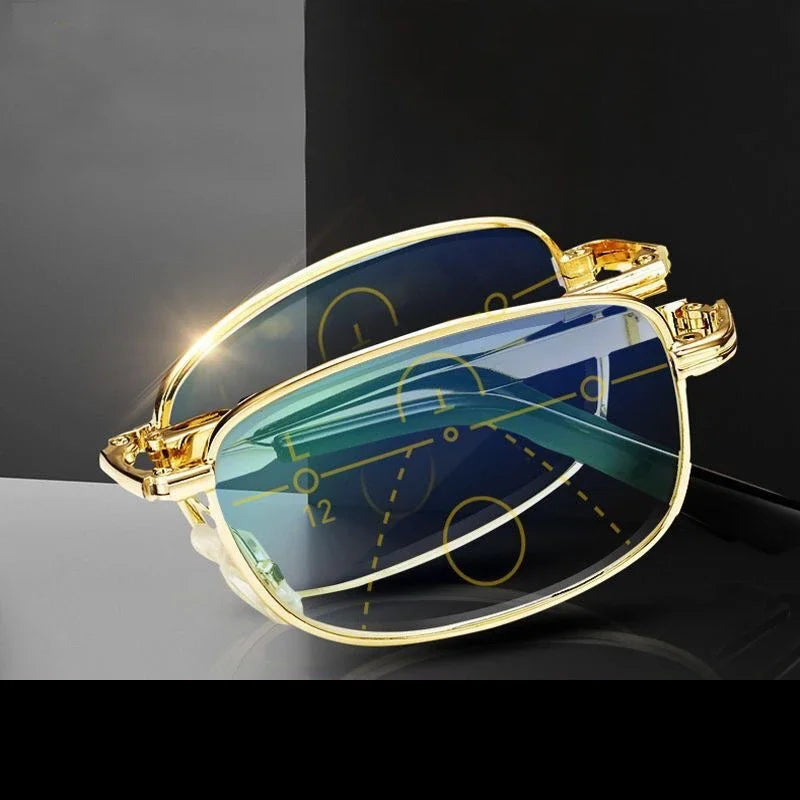 FoldFit | Travel-Friendly Progressive Glasses with Blue Light Protection