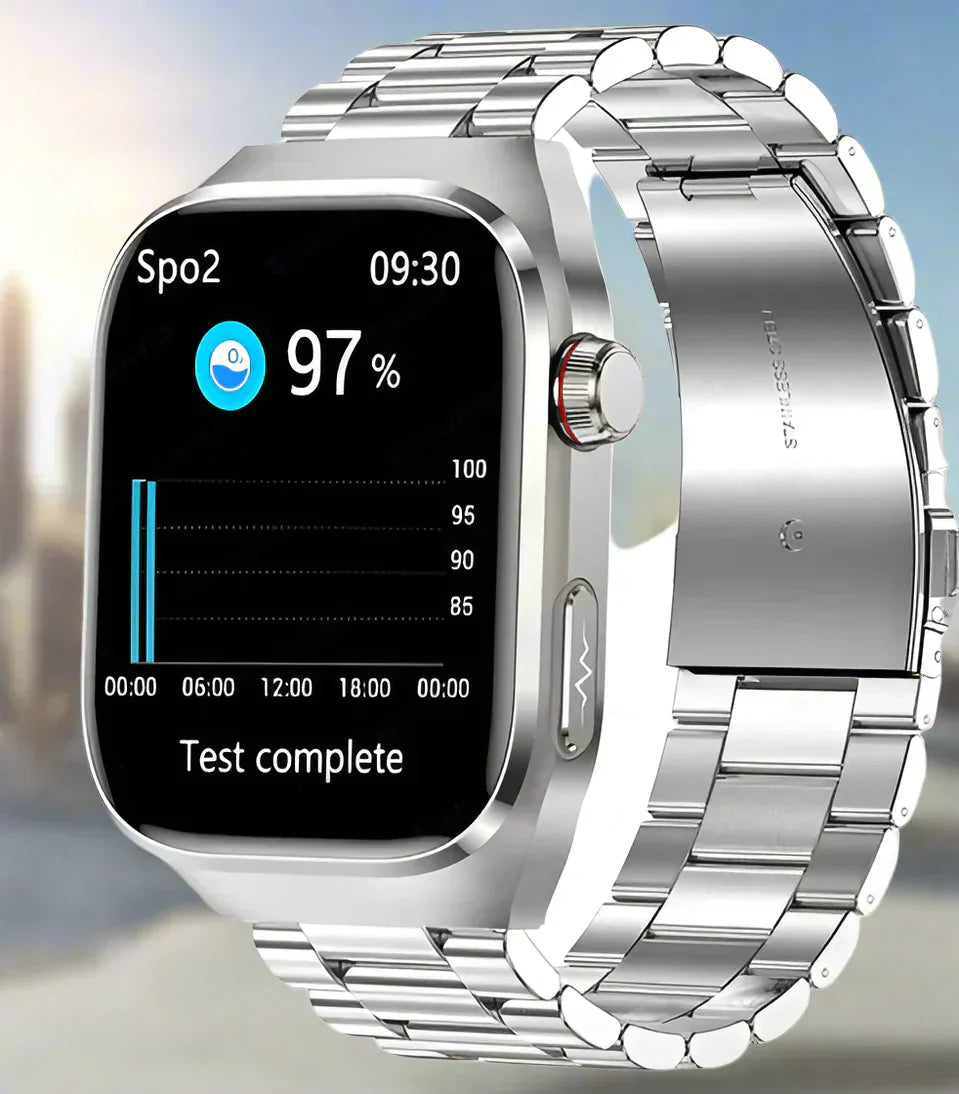 MaxwellCare | 24h ECG & Blood Sugar on Your Wrist