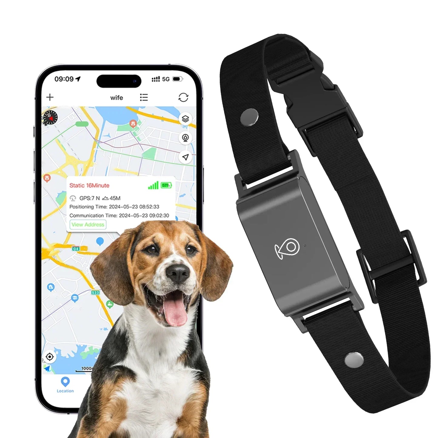 PawGuardian | Waterproof GPS Collar for Dogs & Cats