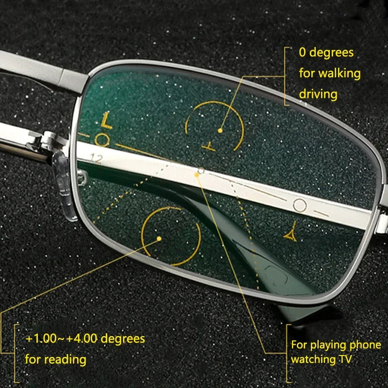 FoldFit | Travel-Friendly Progressive Glasses with Blue Light Protection