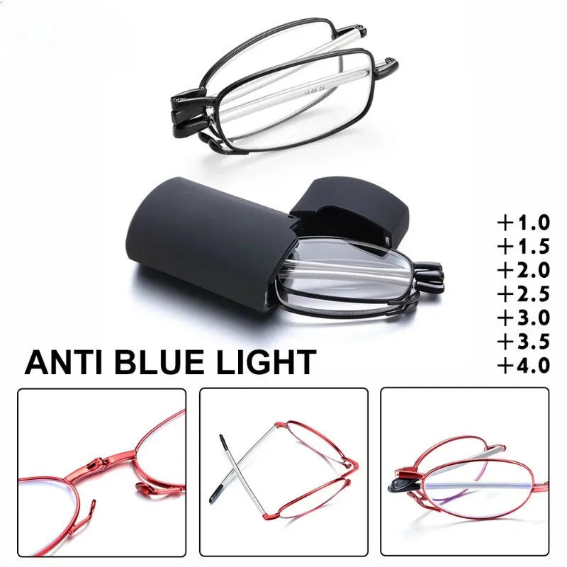 FoldGlass | Ultra-compact reading glasses with case