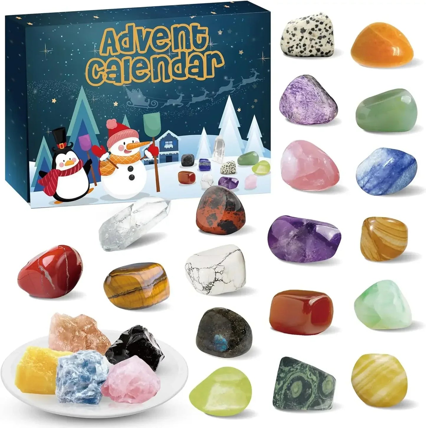 StoneMagic | Advent Calendar – 24 Natural Crystal Treasures