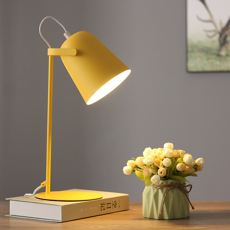 ColorBeam | Nordic Macaron Colour, Creative Bucket Design, 1-Bulb Table Lamp