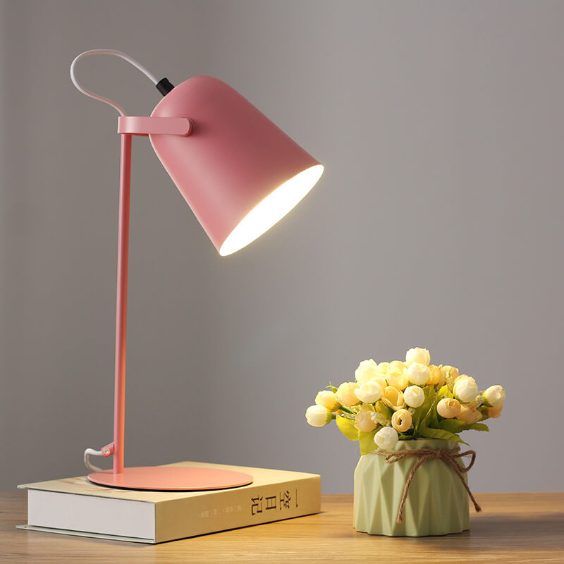 ColorBeam | Nordic Macaron Colour, Creative Bucket Design, 1-Bulb Table Lamp