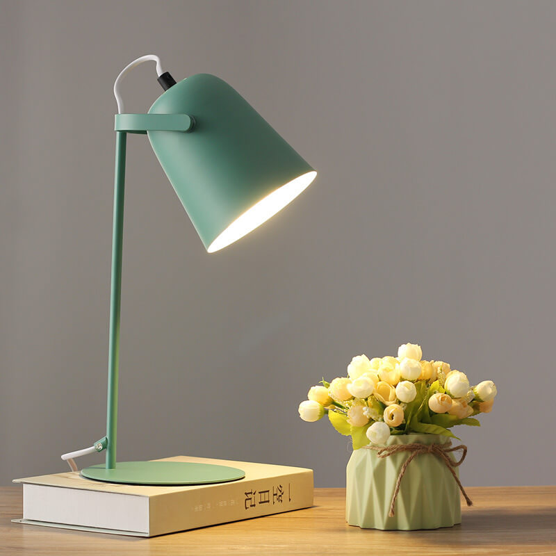 ColorBeam | Nordic Macaron Colour, Creative Bucket Design, 1-Bulb Table Lamp