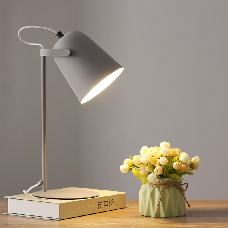ColorBeam | Nordic Macaron Colour, Creative Bucket Design, 1-Bulb Table Lamp
