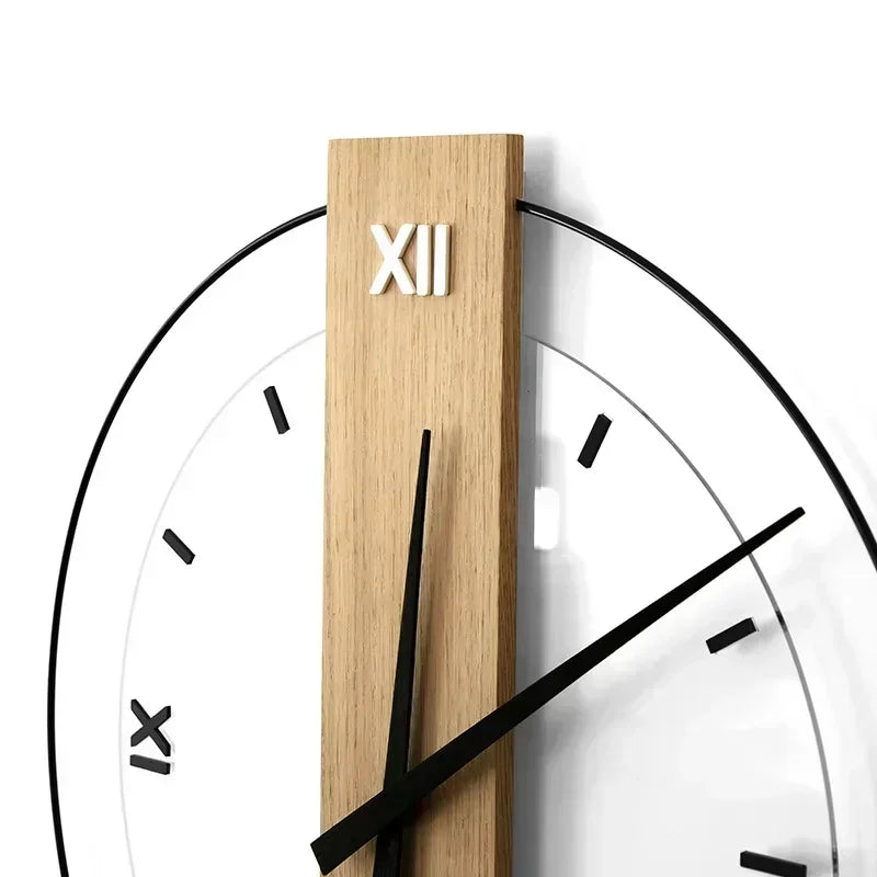 SilentOak | Silent Wall Clock Made of Wood