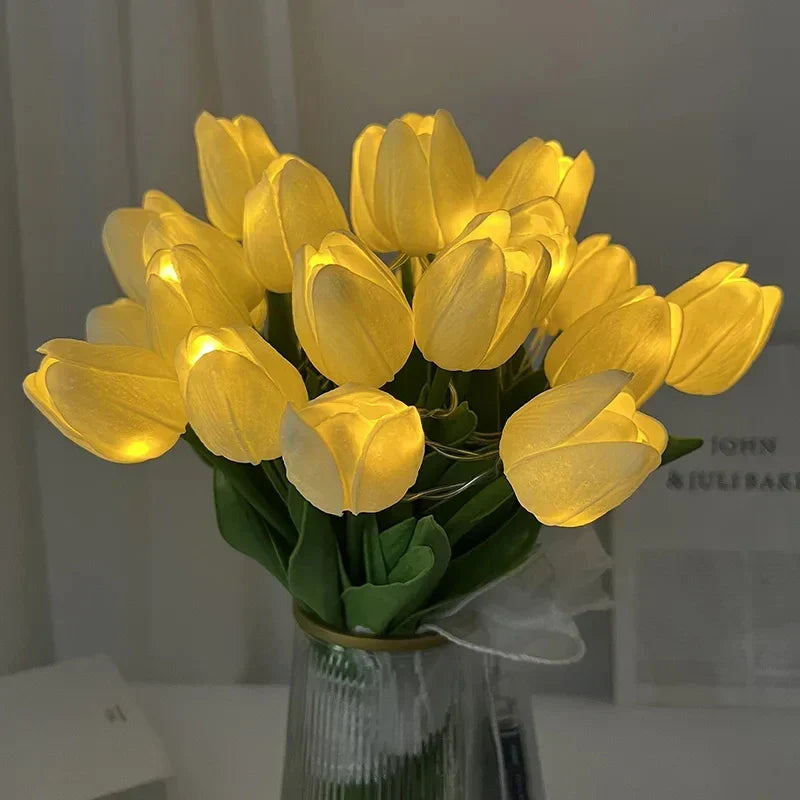 TulipGlow | LED Tulip Night Light – Portable & Warm Glow