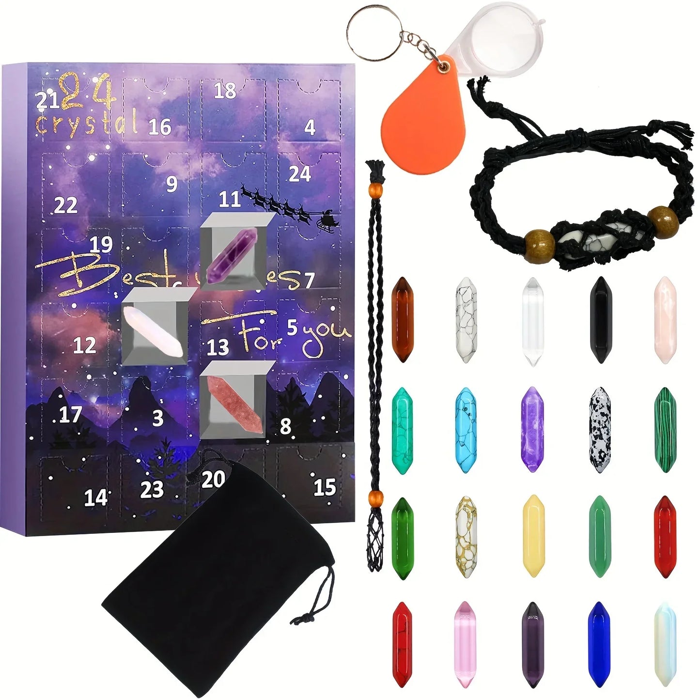 StoneMagic | Advent Calendar – 24 Natural Crystal Treasures