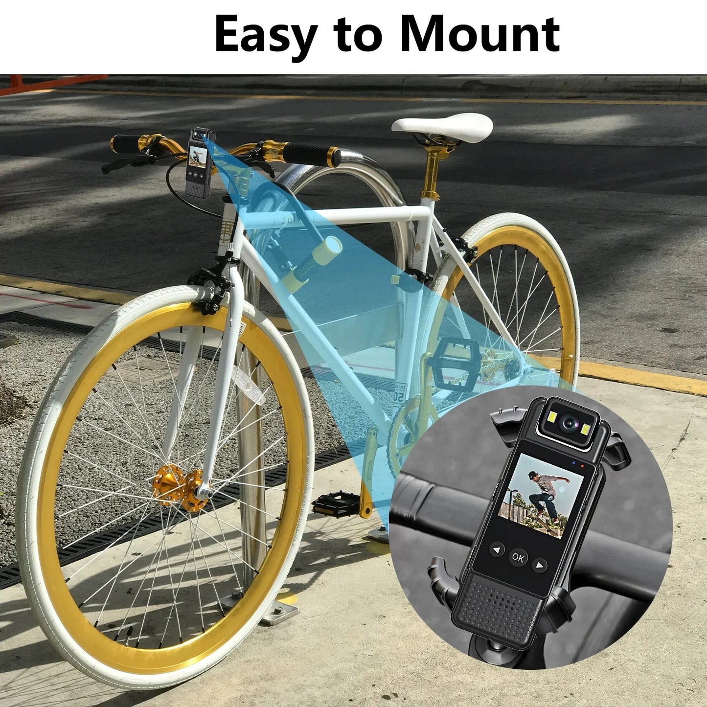 ViewTrack | Compact Bodycam with Loop Recording & Display