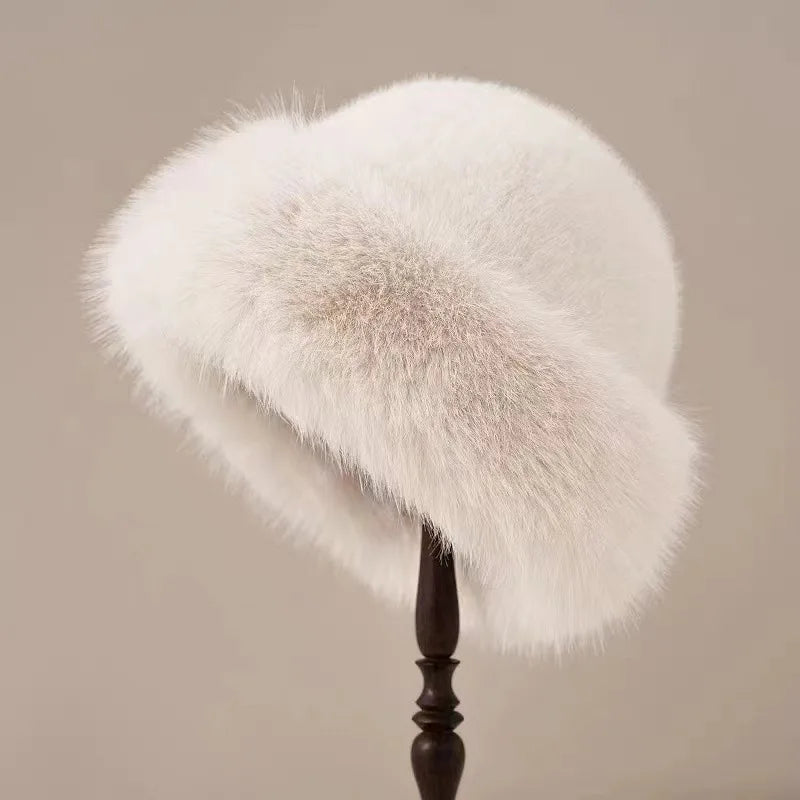 FurLuxe | Plush Fur Hat – Thick Warm Lining & Chic Winter Style