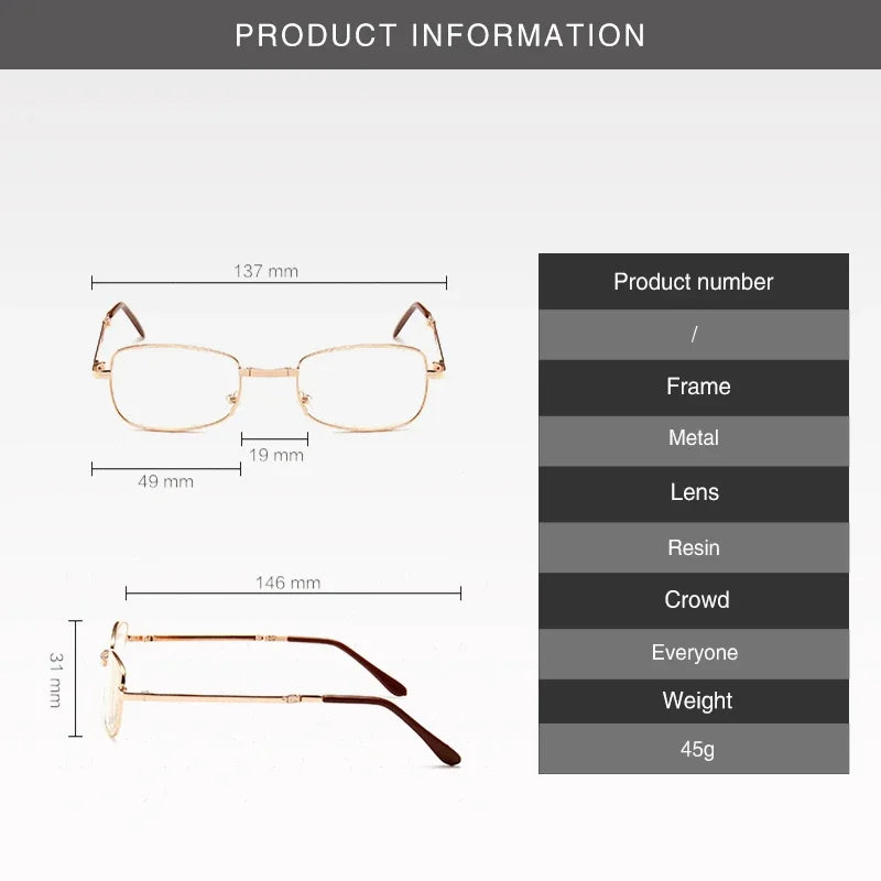 FoldFit | Travel-Friendly Progressive Glasses with Blue Light Protection
