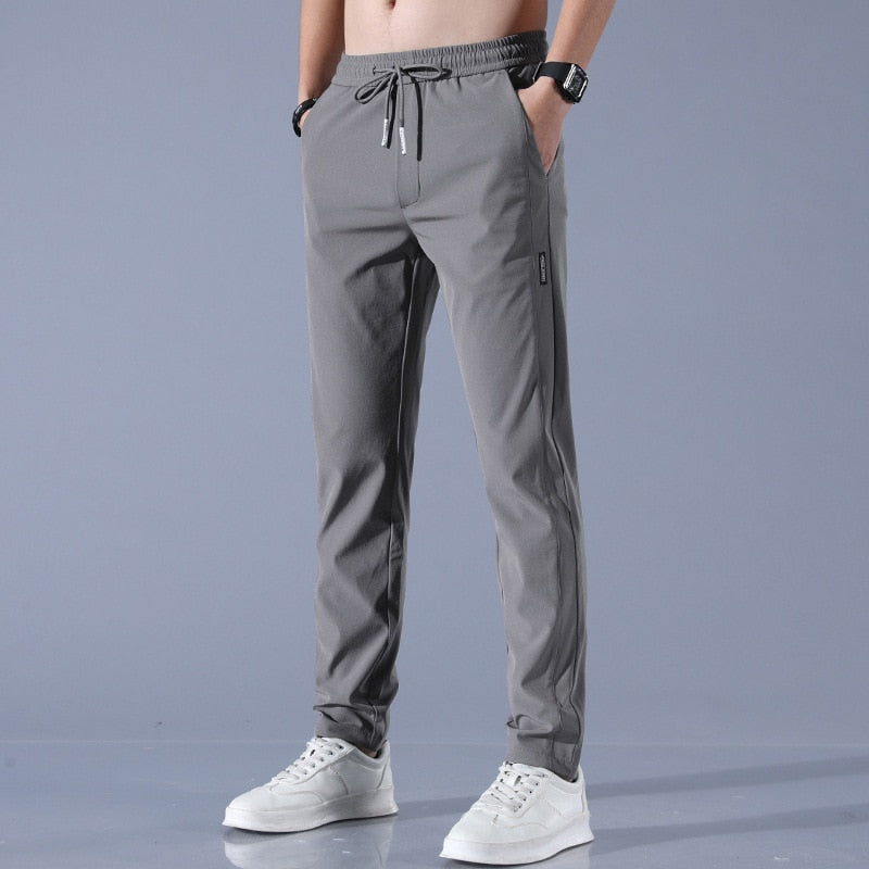 Logan | Breathable Tapered Fit Trousers | Men Fashion