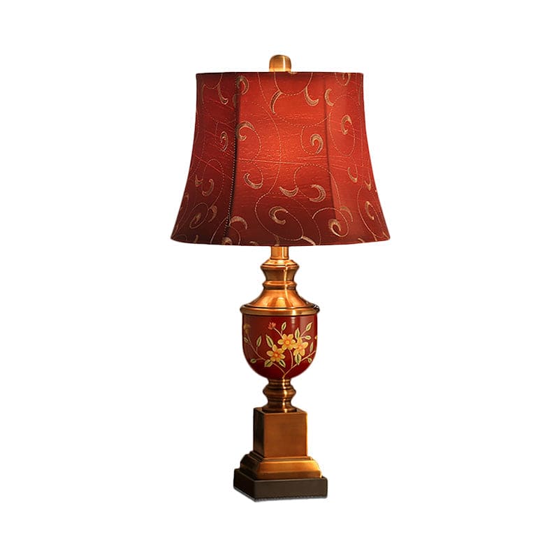 ScarletFlare | Vintage Floral Table Lamp3