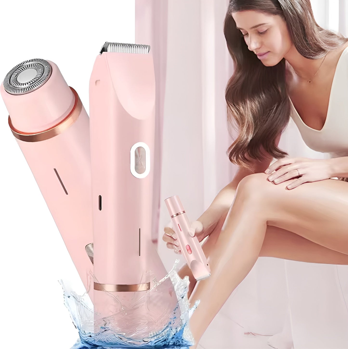 BlissEdge | Gentle Hair Removal Razor for Women with Rechargeable & Portable Design